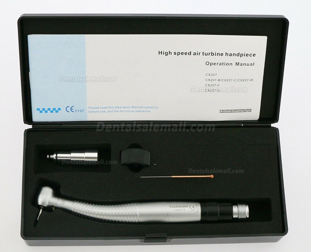 YUSENDENT COXO CX207-F-PQ E-Generator LED High Speed Handpiece 2/4 Hole NSK Phatelus Coupler